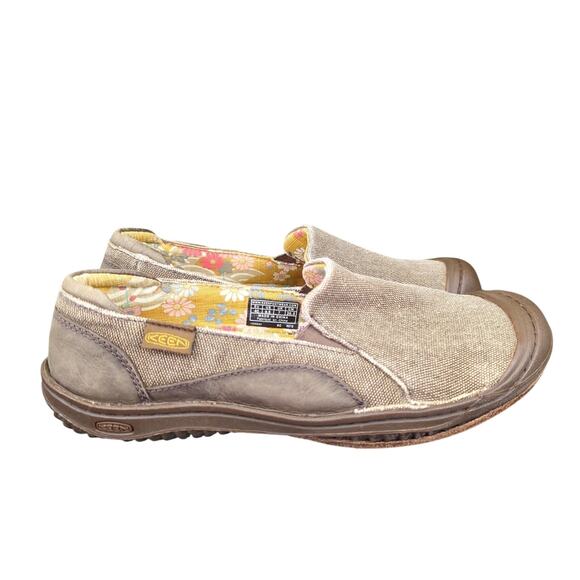Keen Golden Summer Loafers Flats Canvas Slip-on Comfort Shoes Womens 9.5 1005534 - Picture 1 of 8